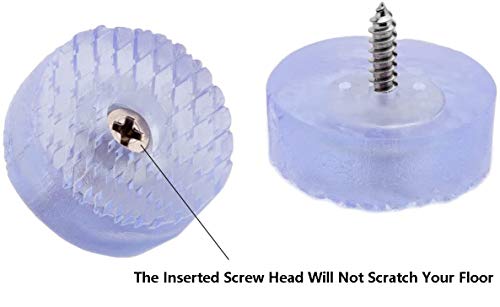 20 Pcs Silicone Round Furniture Pads,Non Slip Non Skid Furniture Feet For Table,Desk,Chair,Sofa Leg,Noise Canceling Heavy Duty Furniture Sliders,Furniture Cups To Protect Hardwood Floors (30X10Mm) #TOP1