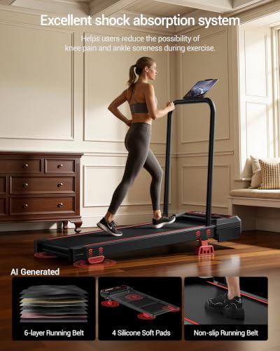 Image of CURSOR FITNESS Walking Pad with Vibration Plate with 14% Incline | 3.0HP Quiet Motor 3 Adjustable Vibration Modes 265LBS Capacity with Remote Control & LED Display Under Desk Office
