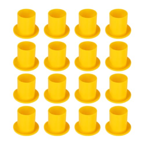 Tapas protectoras de plástico amarillo Toyvian para varillas de refuerzo en construcción