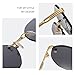 ZHZJQE Blue Mirror Frameless Gold Metal Ladies Sunglasses Men Rimless Brown Sun Glasses for Women Fashion Shades Eyeglass