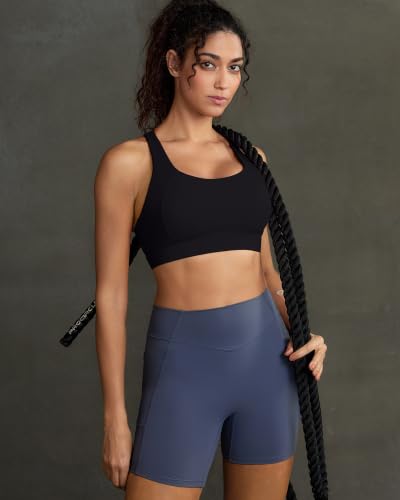 Image of RUNNING GIRL High Impact Sports Bras for Women, Adjustable Straps Bra High Support Workout Bra with Sewn in Pads