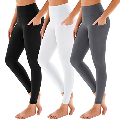 MIRITY High Waist Leggings Damen - Sportleggings Mit Taschen & Bauchkontrolle Für Yoga & Gym