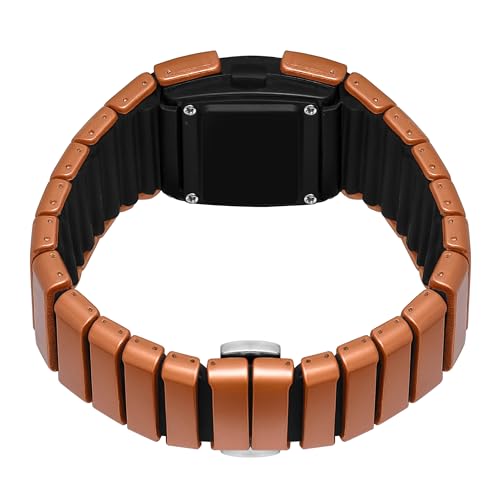 Image of Shocknshop Digital Sleek Minimal Design Multifunctional Electronic LED Black Dial Unisex Wrist Watch for Men Women -WCH376