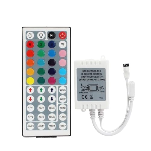 Télécommande infrarouge RGB 44 touches pour éclairage de salon et chambre