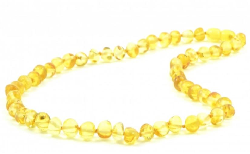 Collar de ámbar báltico para adultos, ámbar natural de la región báltica, ámbar báltico auténtico, 21.6, Ámbar, Ámbar
