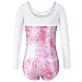 Hotfiary Gymnastics Leotards for Girls Long Sleeve Leotard with Tumbling Dance Shorts Bottoms Sparkly Unitards Biketards
