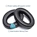 Voarmaks A20 Replacement Ear Pads 100% Wool Knit Headband Cushion Cover Mic Cover Compatible with Bose A30 A20 Aviation Headset (Black Refresh Kit)