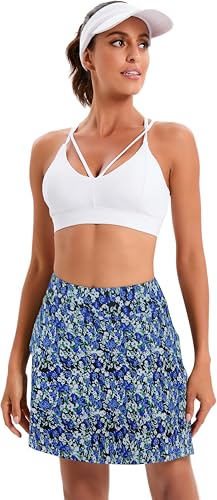 Image of Oyamiki Women's Active Athletic Skort Lightweight Tennis Skirt Perfect for Running Training Sports Golf
