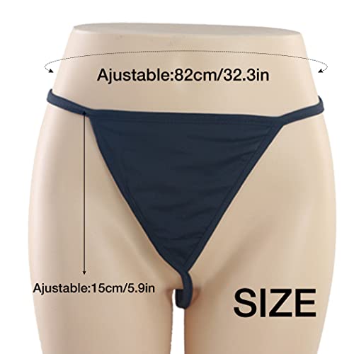 Asooll Calcinhas douradas, corrente de cintura com calcinha, strass, cintura de barriga, corrente de