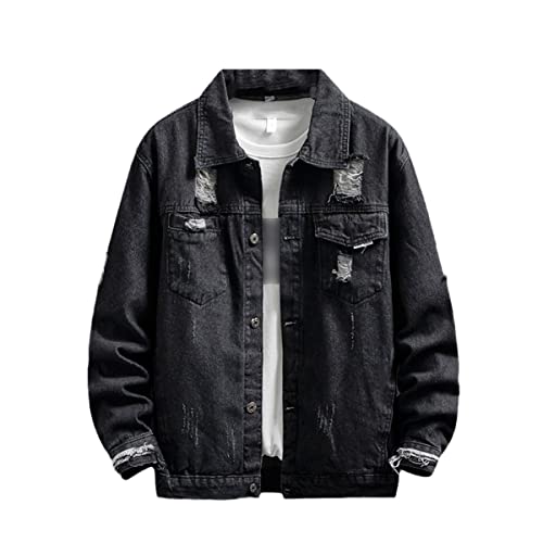 Veste en jean pour homme en coton fini les vestes rigides et inconfortables