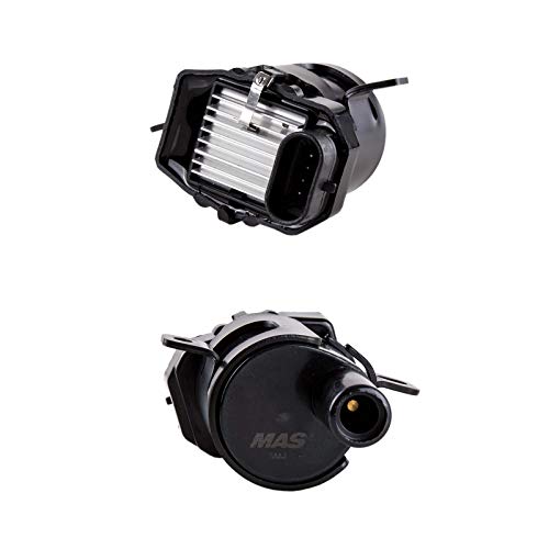 Mas Round Ignition Coils On Plug Pack Compatible With Chevrolet Gmc V8 4.8L 5.3L 6L Uf262 C1251 D-585 E254 E254P 52-1647 Gn10119 Ic413 10457730 19005218 8-10457-730-0 #TOP2