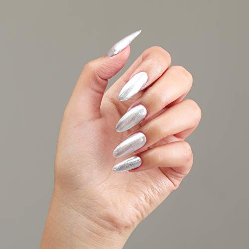 Image of FYORR 15ML Quick Dry Long Lasting Smooth Finish Matte Nail Polish (Silver Magic)