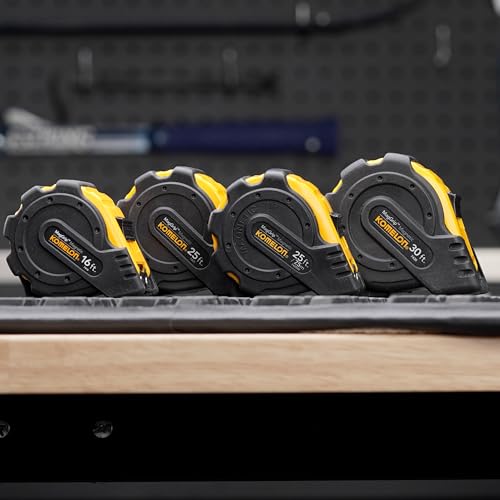 Cinta métrica de 16 pies Komelon 7416 flexómetro magnético resistente para construcción 8