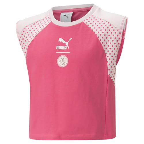 PUMA Kids Girls Miraculous Crew Neck Sleeveless Casual Tops Casual - Pink