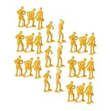 Figurines de petites personnes - fabriquées en matières plastiques, sûres et durables, votre enfant peut utiliser modèles de travailleurs avec plus de confiance, figurine de construction