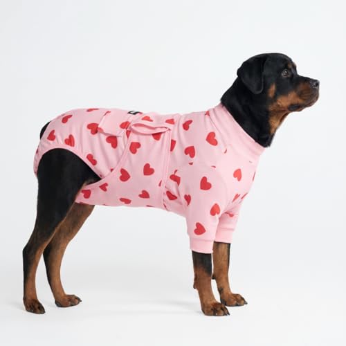 Image of Spark Paws Dog Recovery Suit - Surgical Onesie After Surgery, Male & Female | Full-Body & Belly Coverage Post Spay, Neuter or Abdominal Surgery - a Soft Cone Alternative. Breathable; Fits All Breeds