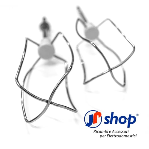 JPshop - Kit Rührbesen rechts + links für elektrischen Mixer kompatibel mit Tefal SS-989633