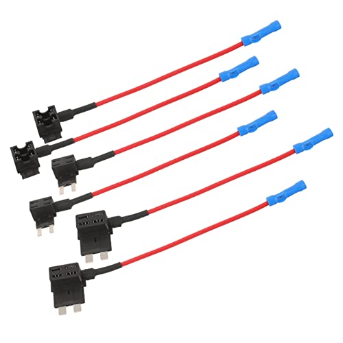 Ciieeo 6piezas Soporte De Fusibles Línea para Automóviles De Fusibles Cobre Instalación para Circuitos Eléctricos De Vehículos