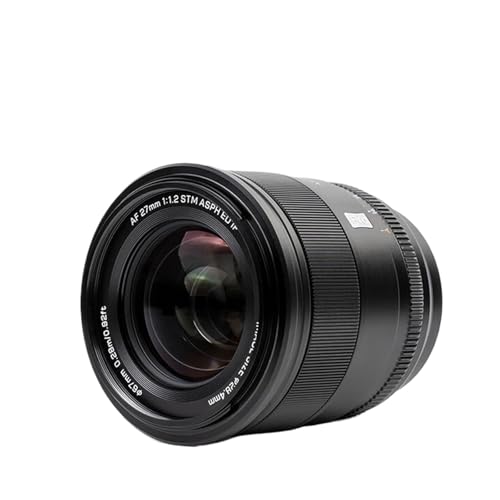 Camera Lens, Lente Principal de Enfoque automático APS-C de Gran Apertura F1.2 Pro de 27mm, Compatible con cámaras Fuji XH2S XH2 Sony EV-E10 Nikon Z(Z)