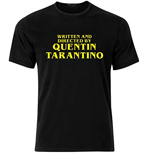 Ideastore Camiseta Quentin Tarantino para hombre de la película Tarantino Negro XL