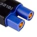 4pcs RC LiPo Battery Connector Adapter Compatible with EC3 to T Male Female Connectors ESC Charger