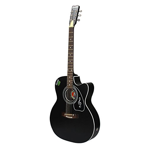 Image of Givson Venus Special, 6-Strings, Acoustic guitar , Right-Handed, Black Matt, With Guitar Cover /Bag