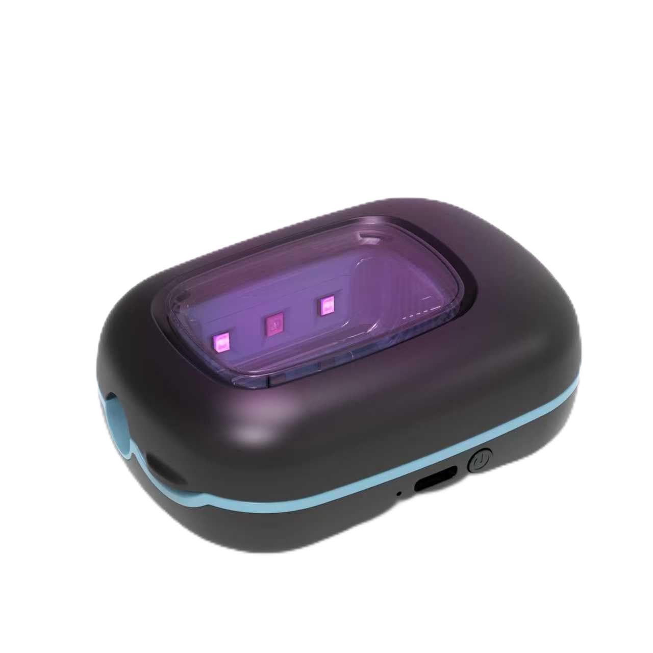 Funda desinfectante para cepillo de dientes UV, tapa de viaje recargable con soporte magnético para pared, limpiador portátil para cepillos de dientes de cualquier tamaño