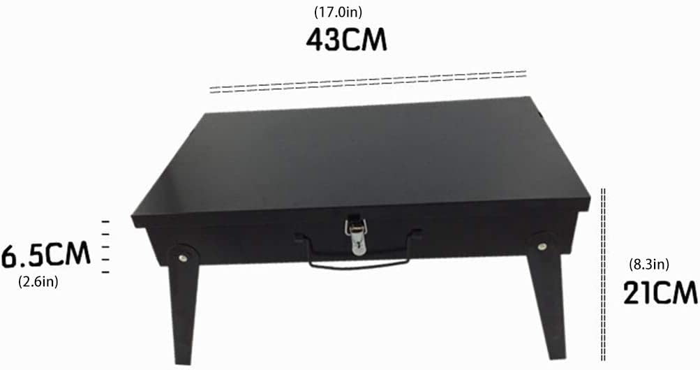 FAXIOAWA Griglia a Carbone, griglia per Barbecue Portatile Pieghevole a Carbone per grigliate all'aperto, Cucina, Campeggio, Escursionismo, Picnic, Tailgating, Zaino in Spalla, Festa