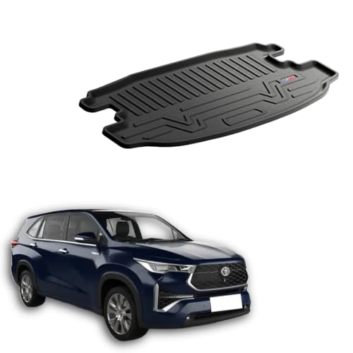 Image of 3D TPE Car Boot Mat for Hycross (All Models) Custom Fit, Heavy Duty & Anti-Slip Boot Mat | All Weather Resistant, Waterproof & Dustproof Trunk Liner, Car Dicky Mat for Hycross