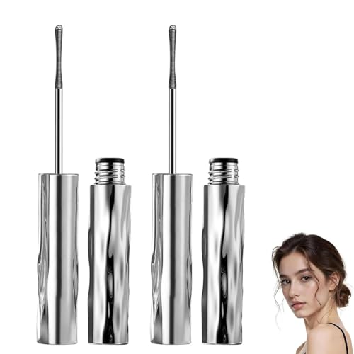 Image of Dulhantocosh Waterproof Fiber Mascara, Volume & Length Without Clumping for Dramatic Moments, Washable Metal Brush Waterproof Mascara, Natural Curling, for Older Women