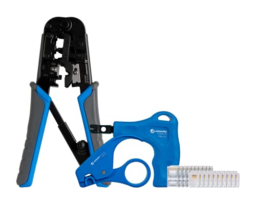 Kit d'outils réseau TK-RJ45 Jonard Tools pour réparer les erreurs de sertissage