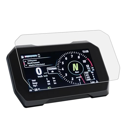 Film de Verre HD pour Ducati Multistrada V4S 2021-2023 | 2 Protecteurs d'Écran Moto Anti-Rayures