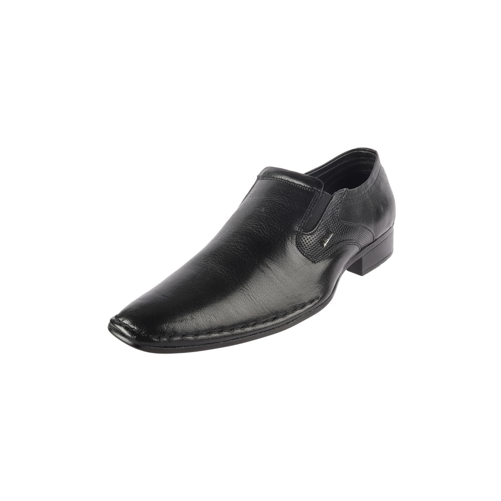 Metro Men Black Leather Formal Low Heel Slip On Shoes UK/7 EU/41 (19-429) (B0DGQH82RB) Amazon Price History, Amazon Price Tracker