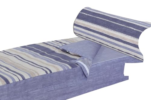 Montse Interiors, S.L. Saco nórdico Estampado con Cremallera y Bajera Ajustable (Sabina, para Cama de 90x190/200)