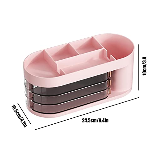 Organizador de mesa de maquiagem,Organizadores de mesa e acessórios | Organização de desktop para ma