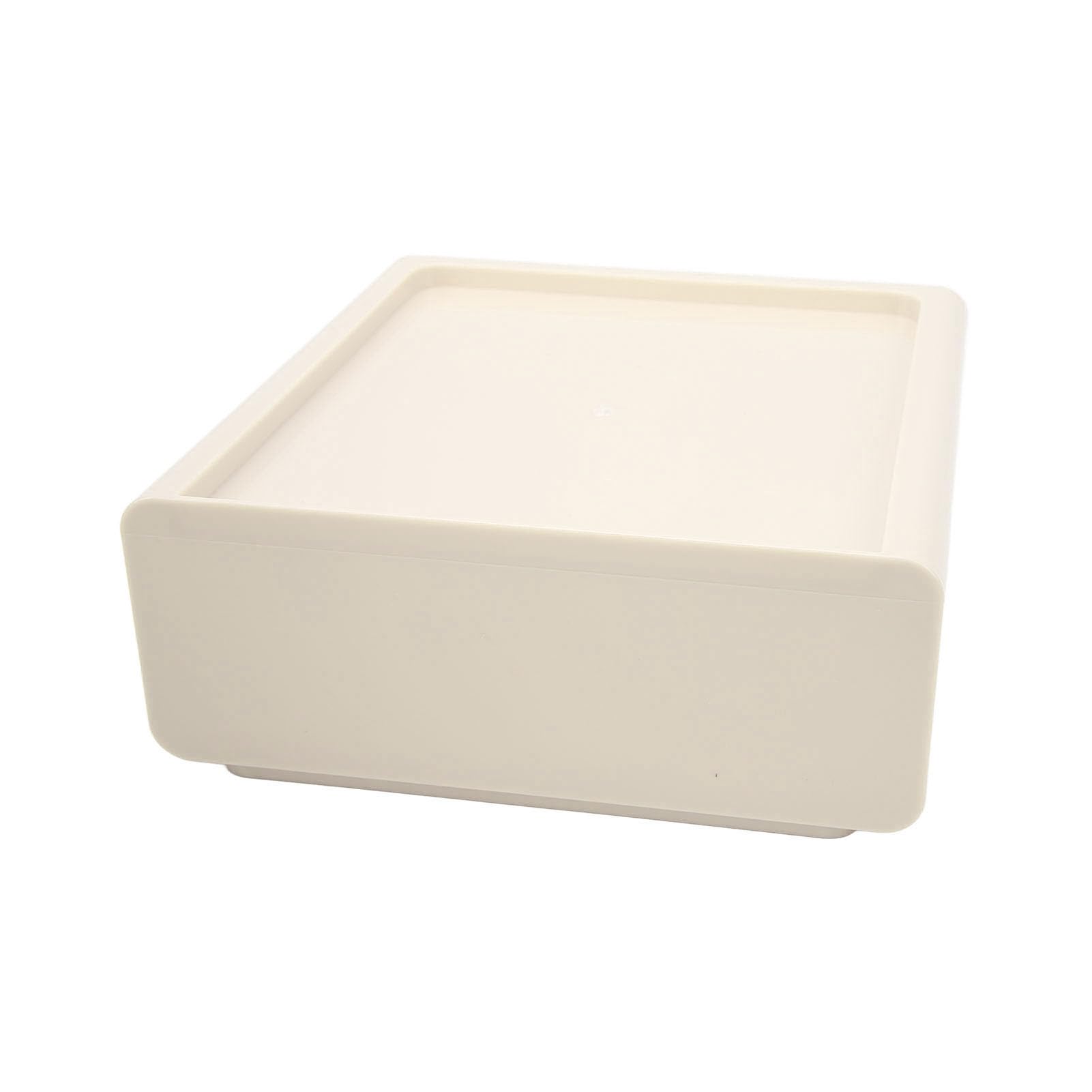 Cocoarm Cassetto Portaoggetti Trasparente Cassetto Trasparente da Tavolo in PET Organizzatore Impilabile di Grande capacità con Telaio Rinforzato per Ufficio Dormitorio Studentesco Clinica Domestica