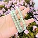 Adabele Real Natural Green Aventurine Gemstone Beaded Bracelet 7 inch Stretch Chakra Healing Crystal Stone Jewelry Women Mom Gift (Unisex) GB8-22