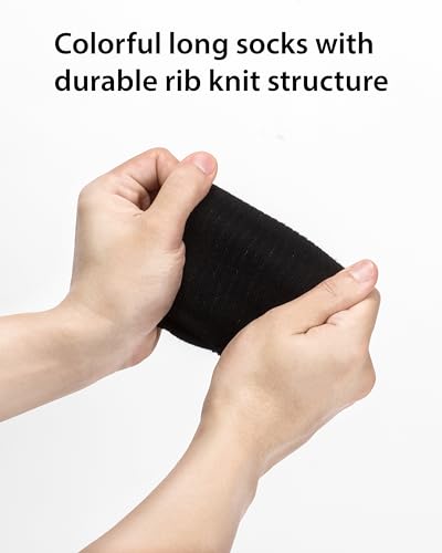 Pro Mountain Seamless Long Socks For Women Fashion Cotton Ribbed Crew Multi Pack2