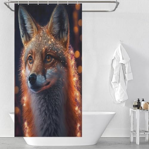Rideaux de salle de bain Fox Lighting en polyester de qualité - 2