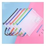 1. Das Paket enthält: 5 Dokumententaschen (eine für jede Farbe), ist die Größe 12.99 * 9.64in