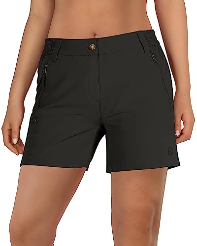 Outdoor Ventures Women's Hiking Shorts Stretch Lightweight Golf Shorts Quick Dry UPF 50+ 5 inch Cargo Short for Camping