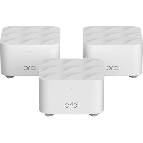 Netgear RBK13-100NAR Orbi RBK13 AC1200 Whole Home Mesh WiFi System Router (Renewed)
