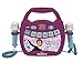 Lexibook - Disney la Reine des Neiges 2 - Lecteur musical karaoké portable pour enfants – Micros, Effets lumineux, Bluetooth, Enregistrement/changement de voix, Batteries rechargeables,Violet,MP320FZZ