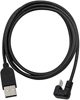 Maxhood Micro USB Cable, 180 Degree U Shaped Micro USB Charger Cable, Braided Micro USB to USB A Cable, 480Mbps Micro USB High Speed Android Charger Cord for Samsung Smartphones, 5feet (Black)