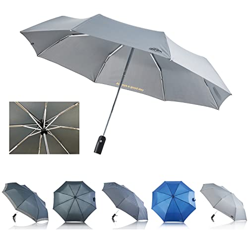 Coopola Stormproof Umbrella - Windproof, Folding, Travel Umbrella For Sun And Rain, Portable, Light Umbrella With 43 Or 47 Inches Arc And 70 Mph Max Wind Strength, One Touch Auto Open And Close Button #TOP4