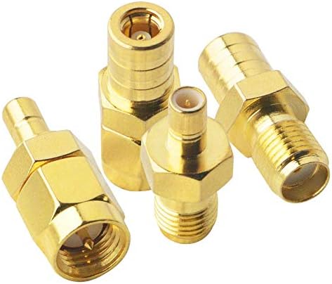 4 Type DAB Aerial Adapter SMA to SMB RF Adapter Kit SMA Adapter to SMB Connector for DAB + Car Radio Aerial JVC Alpine GPS System All in-car DAB Radio