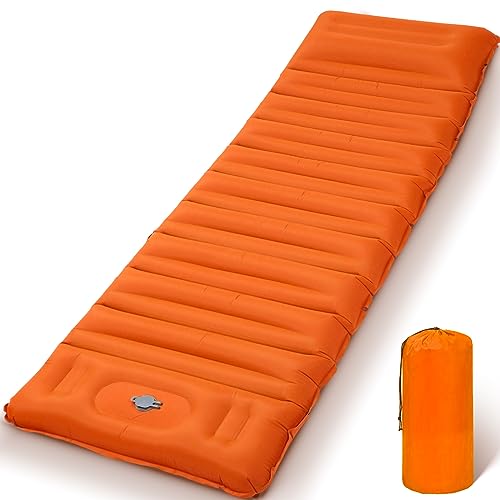 Self Inflating Sleeping Pad With Electric Pump, Thick Ultralight Memory  Foam Camping Mattress, Telescopic Compact, Fast Inflate Insulated Camping 