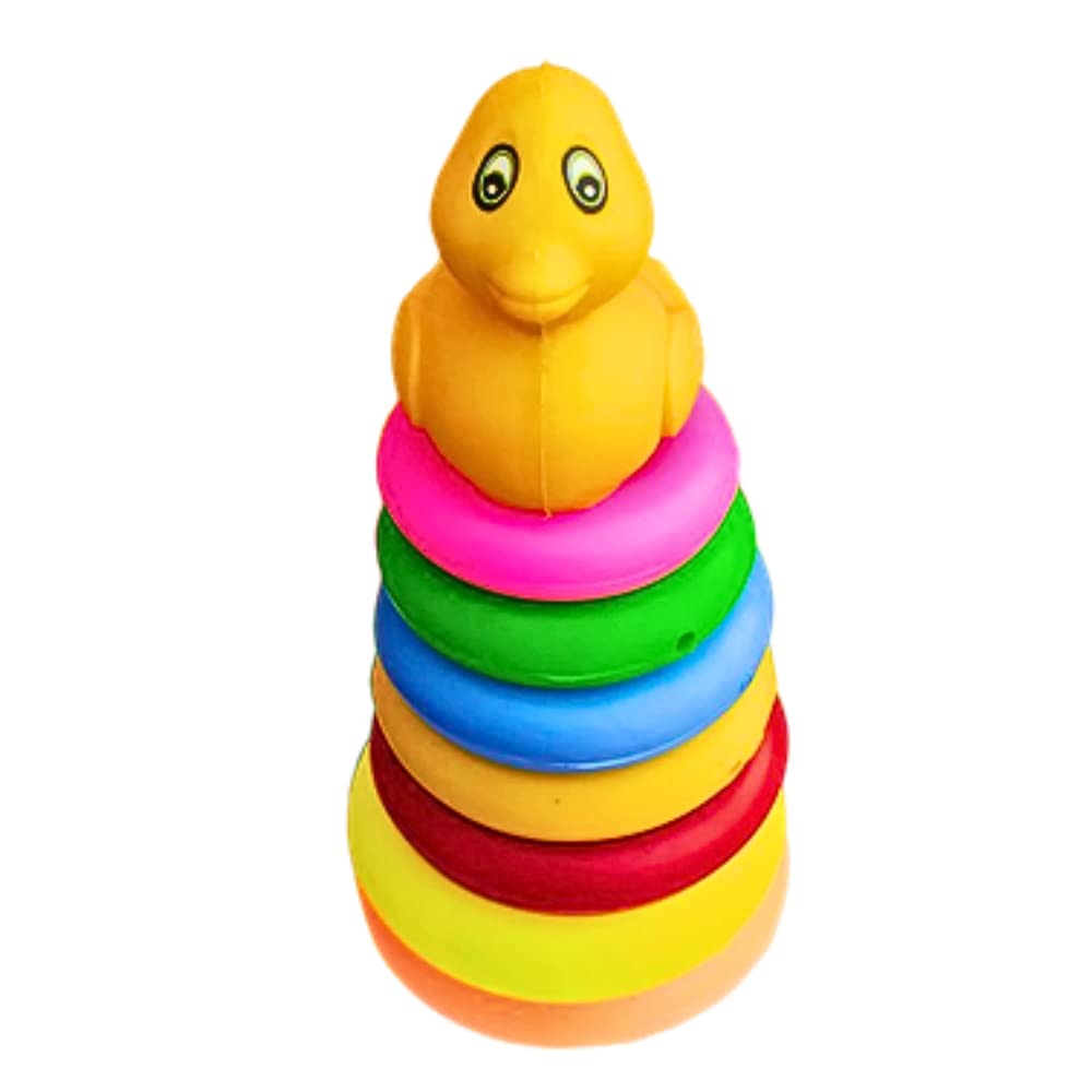 Stacking Rings Toy for Kids, Boys and Girls Tower Construction Toys