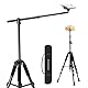 elitehood Overhead Stativ Handy – Aktualisiertes Horizontales 150 cm Verstellbares iPhone Stativ mit 63.5cm Ausziehbarmem Arm, 360° Drehbarer Halter für Overhead-Aufnahmen/Videoaufnahmen