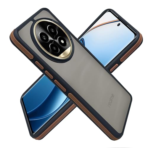 Image of A rtistque Frosted Ultra Matte Back Cover Case for Realme 13 Plus 5G / Realme P1 Speed 5G | Smooth Sides with Grip | Stylish Protective Design | Raised Camera Edges | Realme 13 Plus Back Cover - Brown